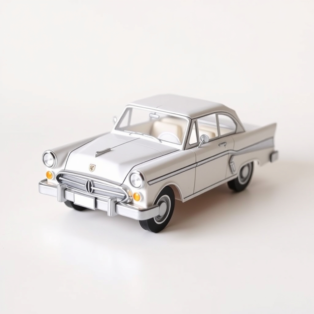 Classic Car Papercraft Design