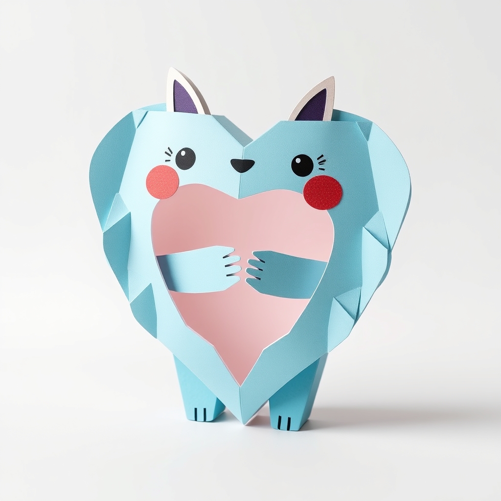 Crie Uma Poção De Formato Coração Papercraft Design