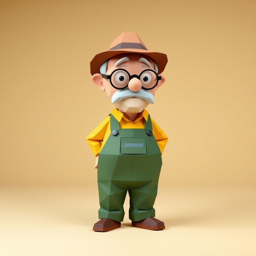 Eustace Bagge Papercraft Design — AI Generated