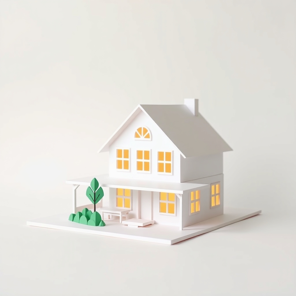House Papaer Craft Papercraft Design