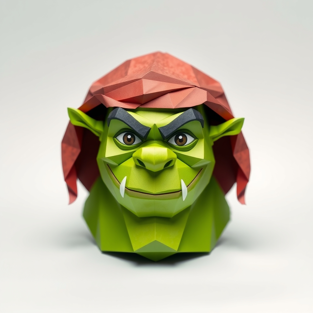 Mascara De Burro Shrek Papercraft Design