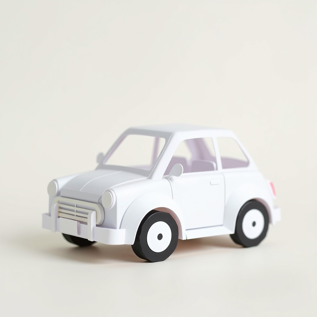 Simple Car Papercraft Design