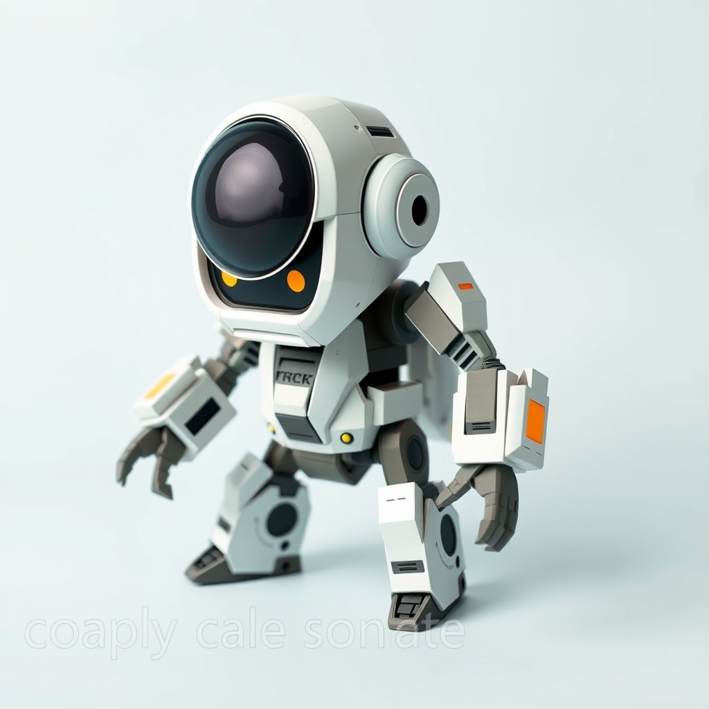 Un Robot Futurista Papercraft Design