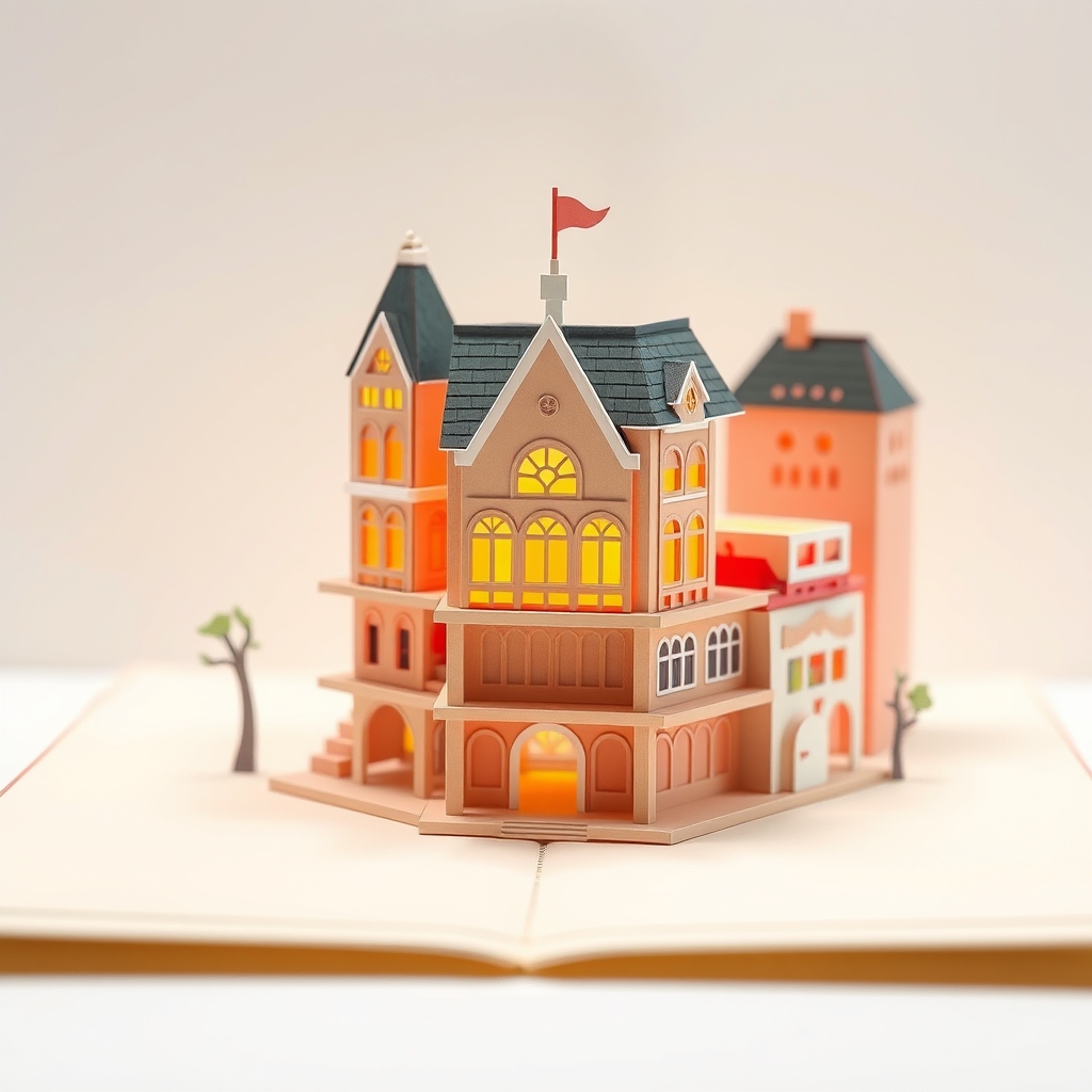 Pop-Up Vehicle Papercraft — Free Cute 3D Design
